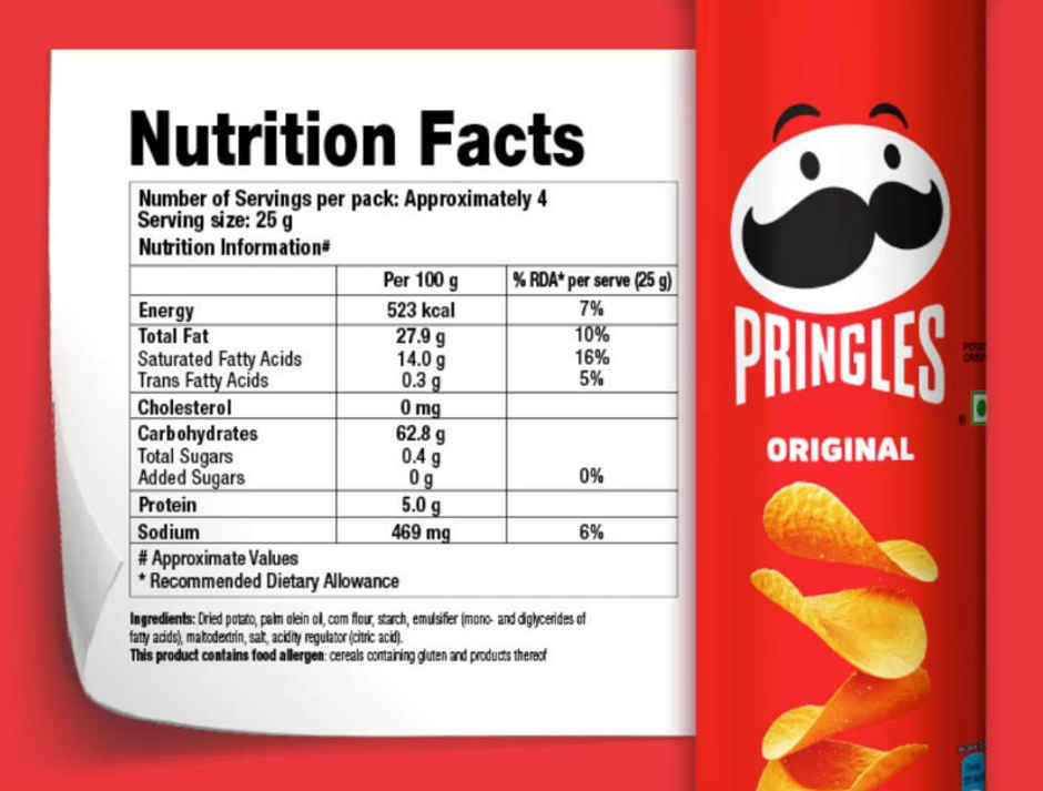 Pringles Potato Chips - Original